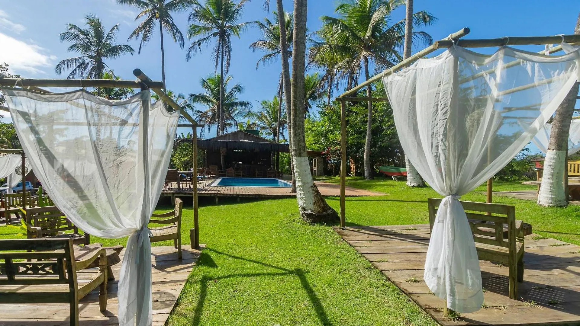 Апартаменты Studio Charmoso C/ Piscina Em Trancoso Trcm9034 Порту-Сегуру Бразилия
